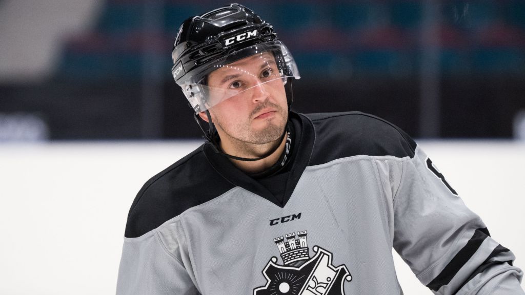 Alexander Deilert under försäsongen med AIK.