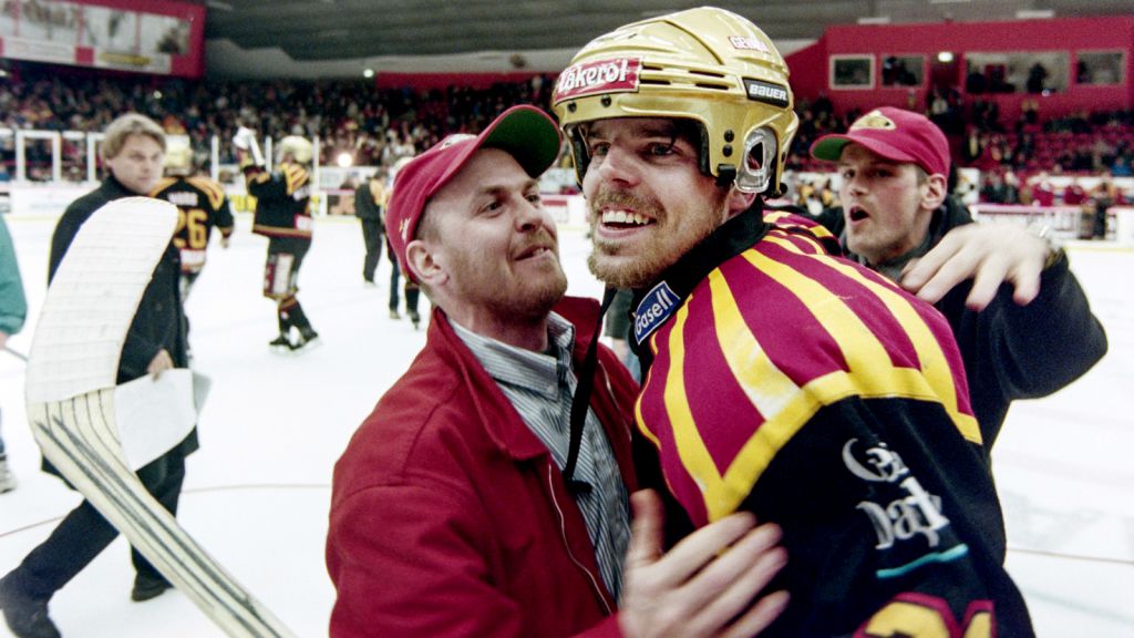 Ove Molin firar guldet 1999.