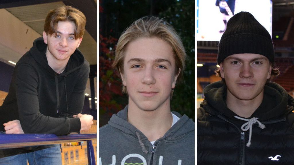 Isak Rosén, Arvid Eljas och Erik Hedlund.