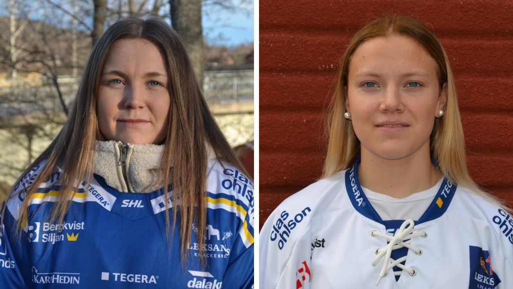 Hanna Sköld och Wilma Johansson.