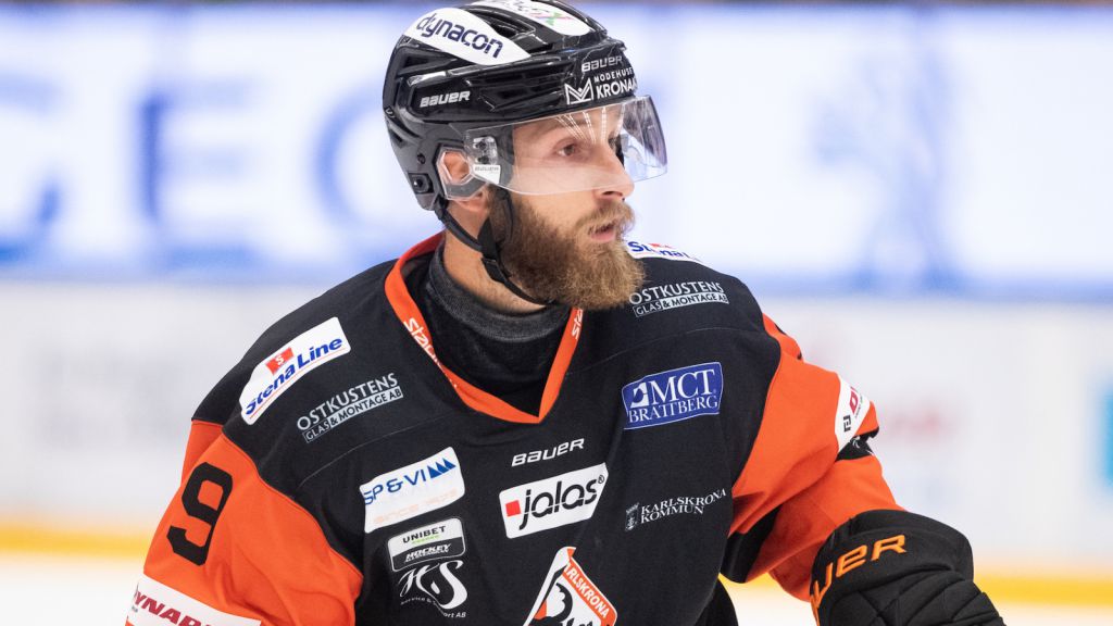 Måns Hermansson under sin tid i Karlskrona 2019.
