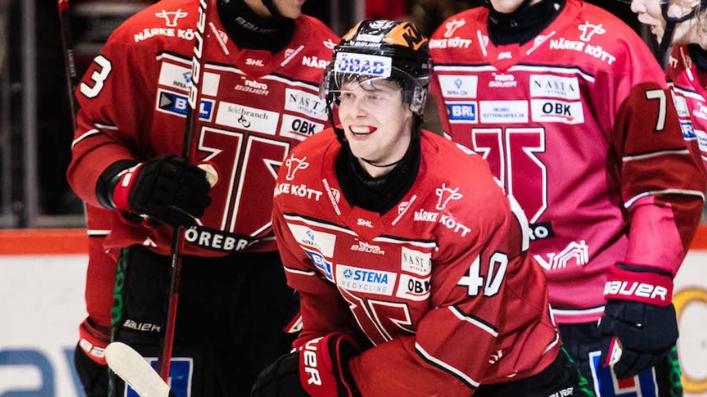 Örebro Hockey: Elias Ekström i målform när Örebro Hockey vann mot Frölunda Örebro Hockey: Elias Ekström i målform när Örebro Hockey vann mot Frölunda